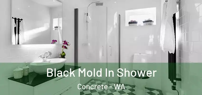  Black Mold In Shower Concrete - WA