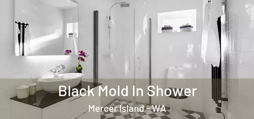  Black Mold In Shower Mercer Island - WA